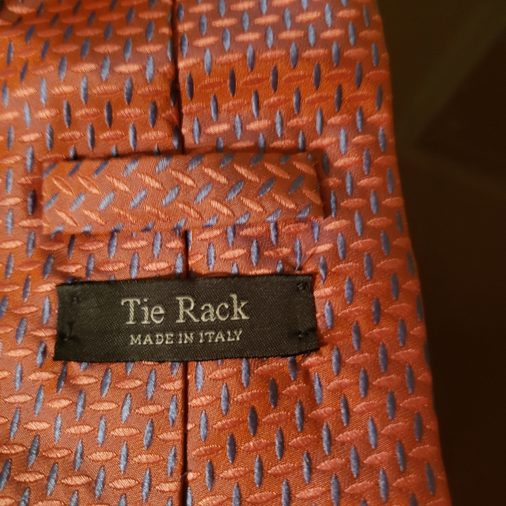 Tie Rack Orange Multi Necktie 👔 - Picture 7 of 7